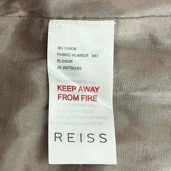 REISS Elenor Pleated Tulle Textured Appliqué Sleeveless Mini Dress - Picture 7 of 8